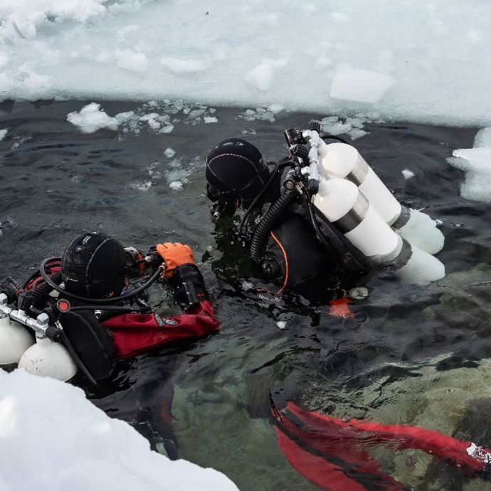 Dry Suit Diver